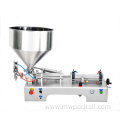 wholesale Stainless steel viscous peanut paste filling machine /semi-auto double head liquid machine